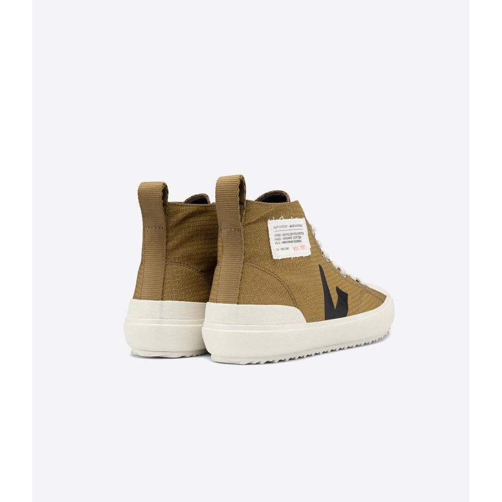 Veja NOVA HL RIPSTOP Men's High Tops Khaki | NZ 100JPQ